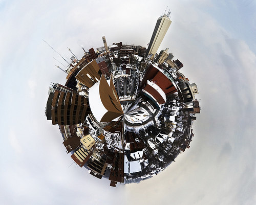 A planet of downtown Ann Arbor by Jeffrey Photographer